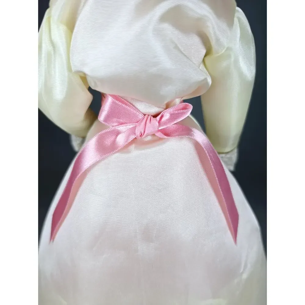 Vintage Edwin Knowles Elegance Victorian Lady Porcelain Doll with Stand